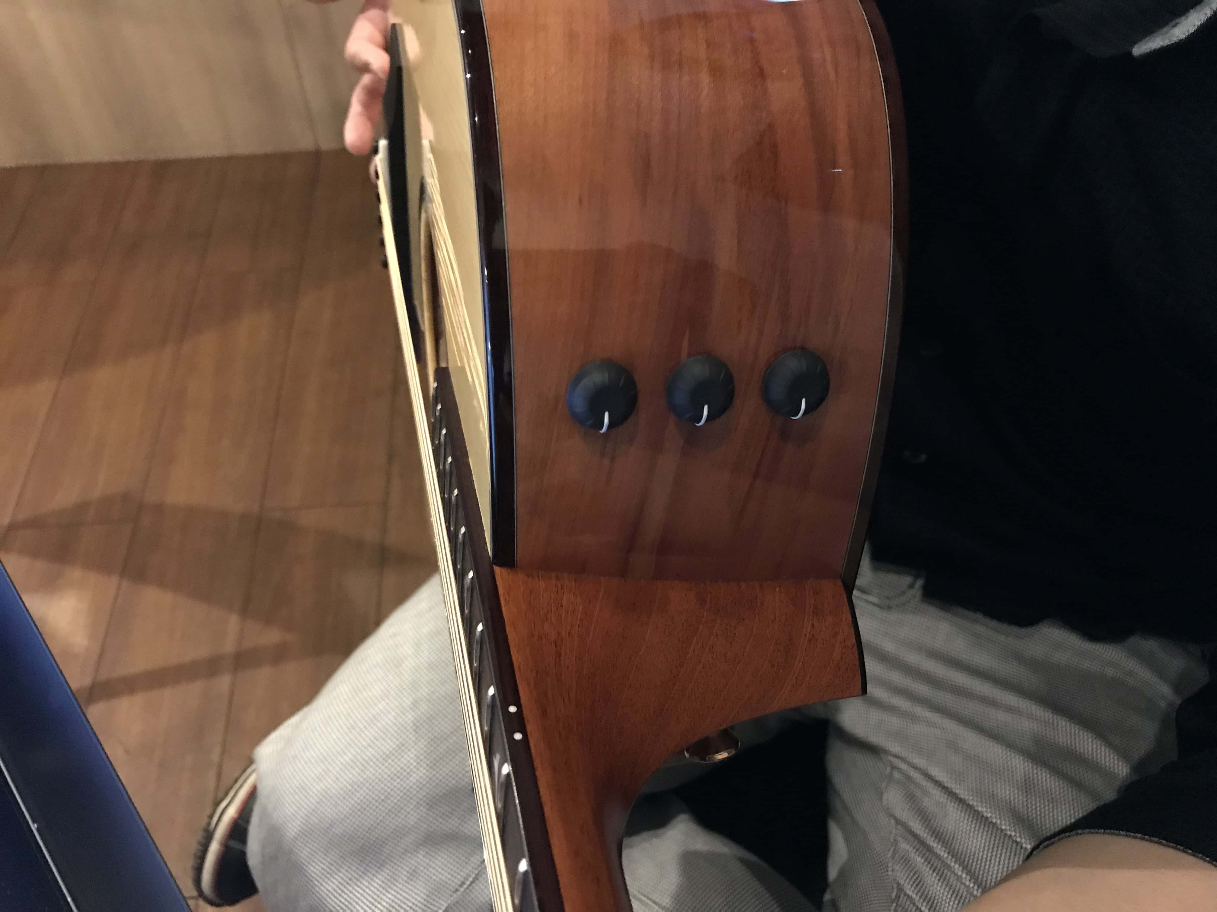 Apx8s 雑gold塗装 究極改造！アコギ・エレキ化 調整済は11/10動画！ 弦