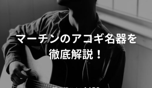 マーチン（Martin） ギターの種類とおすすめのアコギを解説