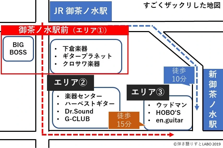 御茶ノ水駅の地図