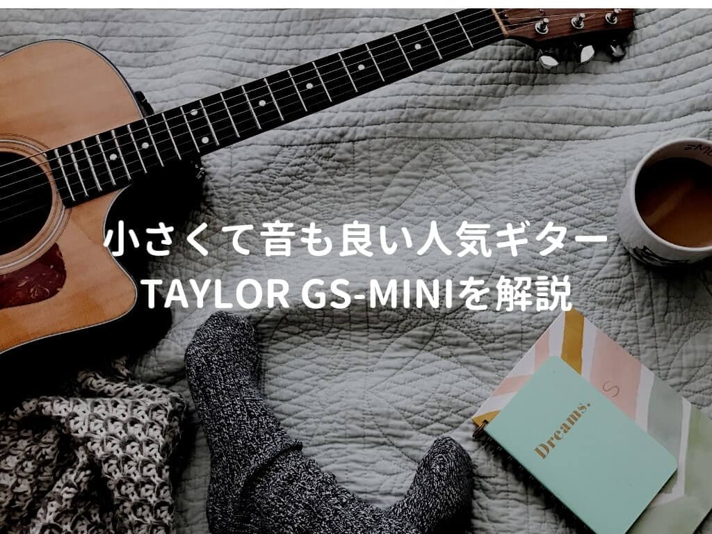 Taylor GS Mini 傷あり ケース付き アコギ 演奏性良好 Taylor（テイラー）GS-MINIをレビュー。小さいけど音は本格的な