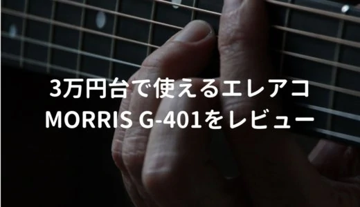 Morris（モーリス） G-401をレビュー。3万円台とは思えない実用的なエレアコ