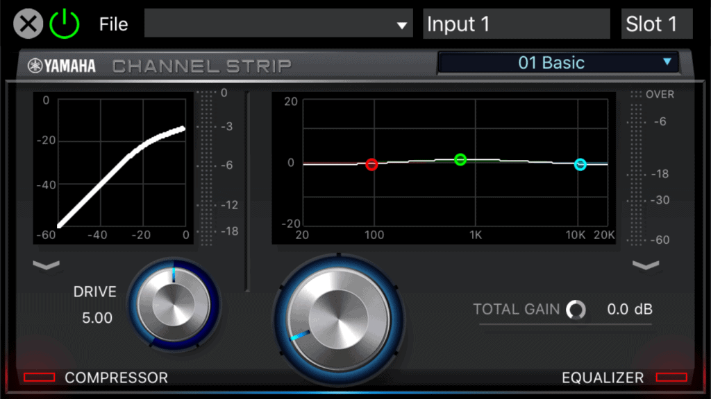 UR22C EQ・コンプレッサー操作パネル iPhone版