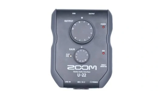 ZOOM U-22をレビュー。コンパクト・低価格・高音質なオーディオインターフェイス