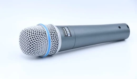 SHURE BETA57Aをレビュー。ボーカルにも使われる楽器用マイク