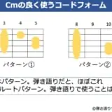 Cmコードのよくあるフォーム