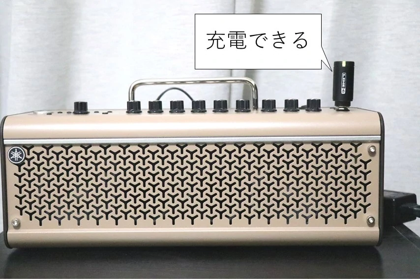 THR30ⅡA Wirelessでワイヤレス無線機を充電可能