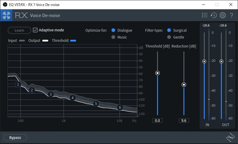 iZotope RX7 Voice De-noise