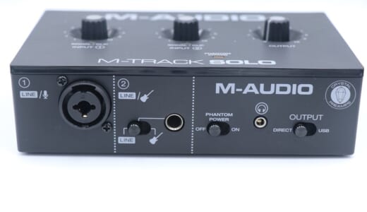 M-AUDIO M-Track Soloをレビュー。5,000円程度でちゃんと使える
