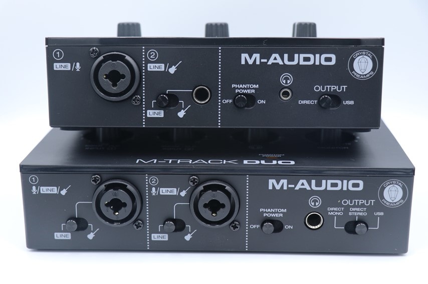 M-Audio M-Track soloとM-Track Duo