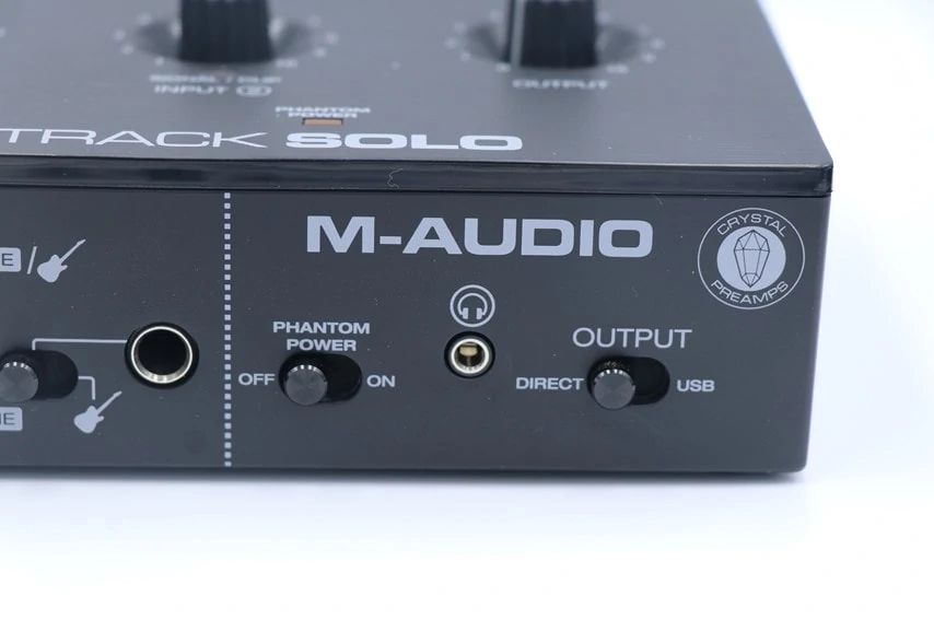 M-Audio M-Track soloの前面右