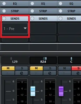 Cubase AI FXトラックにSENDする