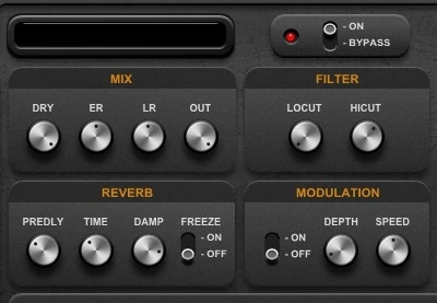 sanford Reverb 深さ普通くらいの設定