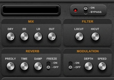 sanford Reverb 深めの設定