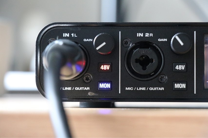 MOTU M2の入力チャンネルのアップ