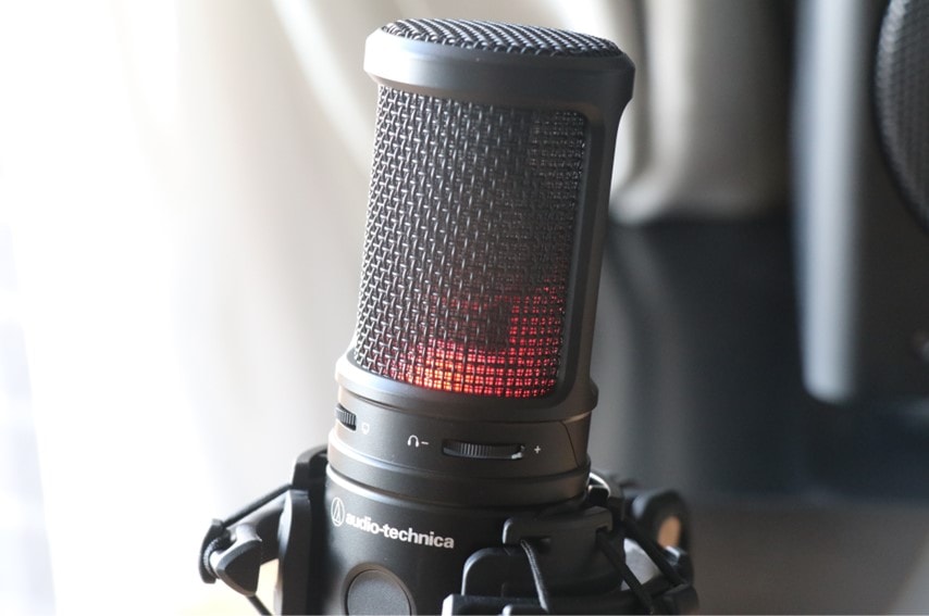 audio technica AT2020USB-X ミュート時