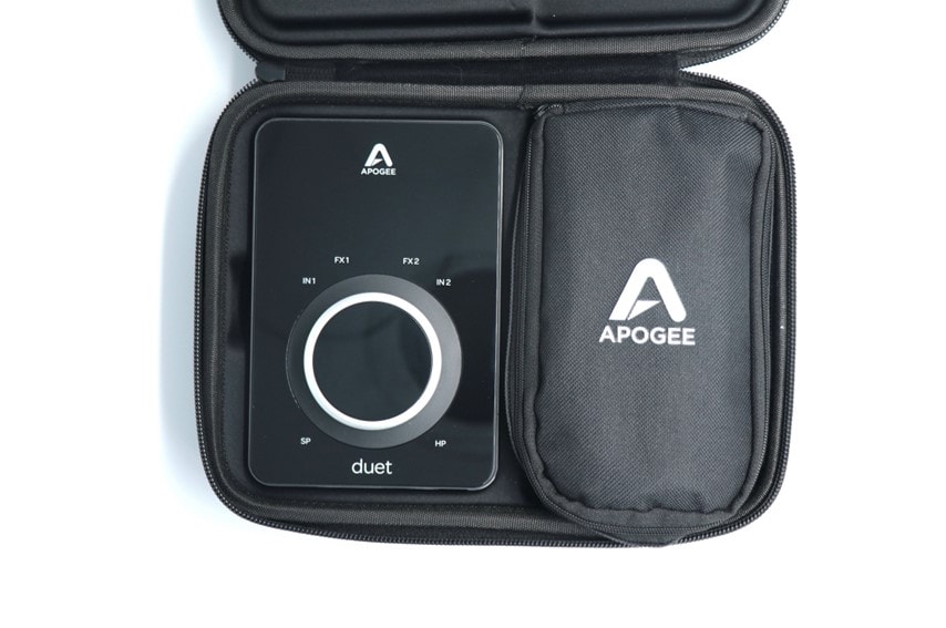 Apogee Duet 3　専用ケースに収納