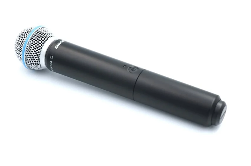 SHURE BLX24 BETA58 ハンドヘルド送信機 斜め