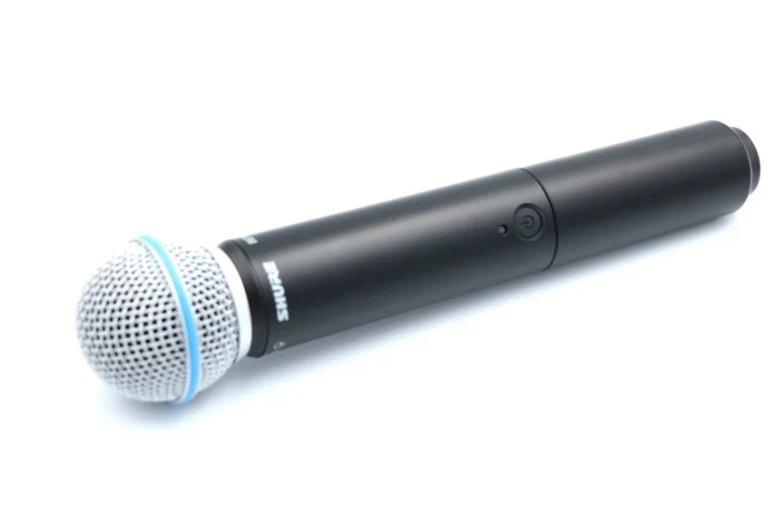 SHURE BLX24 BETA58 ハンドヘルド送信機 逆側面