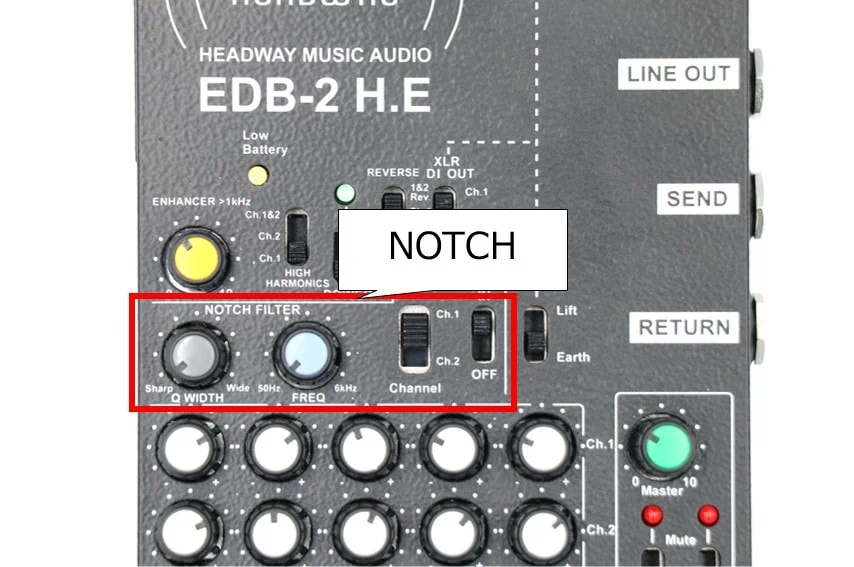 HEADWAY EDB-2 H.E NOTCHフィルター