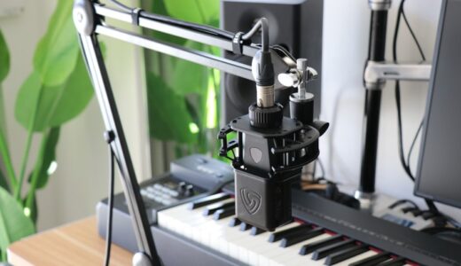 RODE PSA1をレビュー。アームが長く、固定も楽で使い勝手の良いマイクアーム