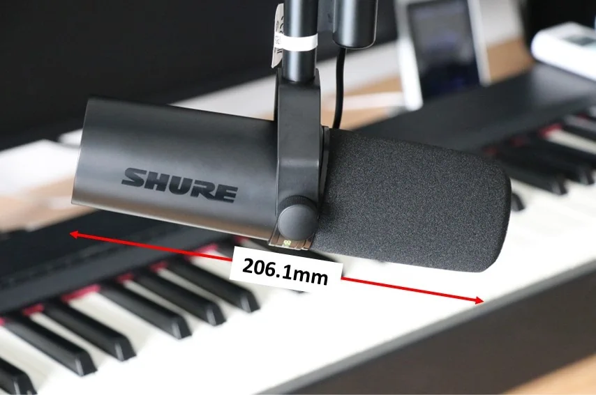 SHURE SM7dBの長さ