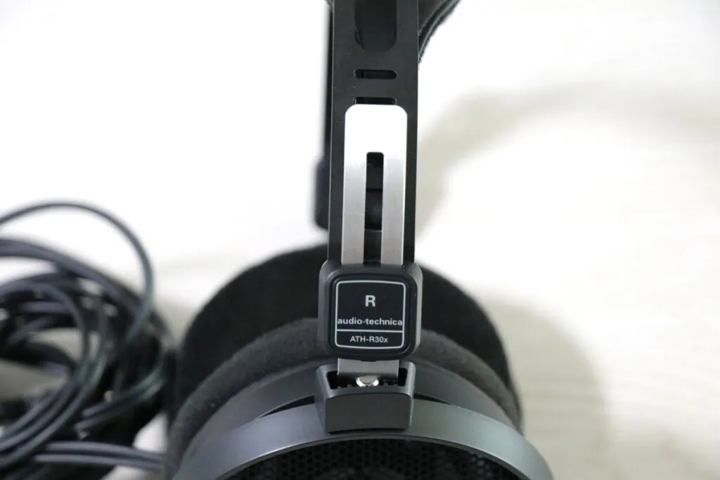 audio technica ATH-R30xのR部分のサイズ調整