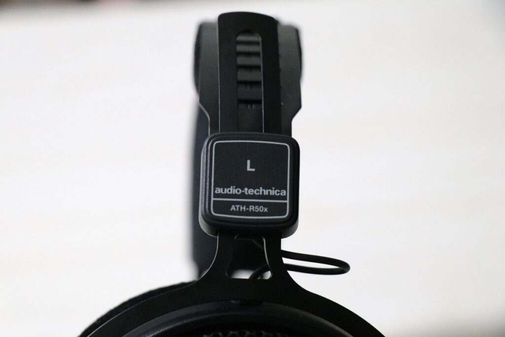 audio technica ATH-R50xのサイズ調整部分