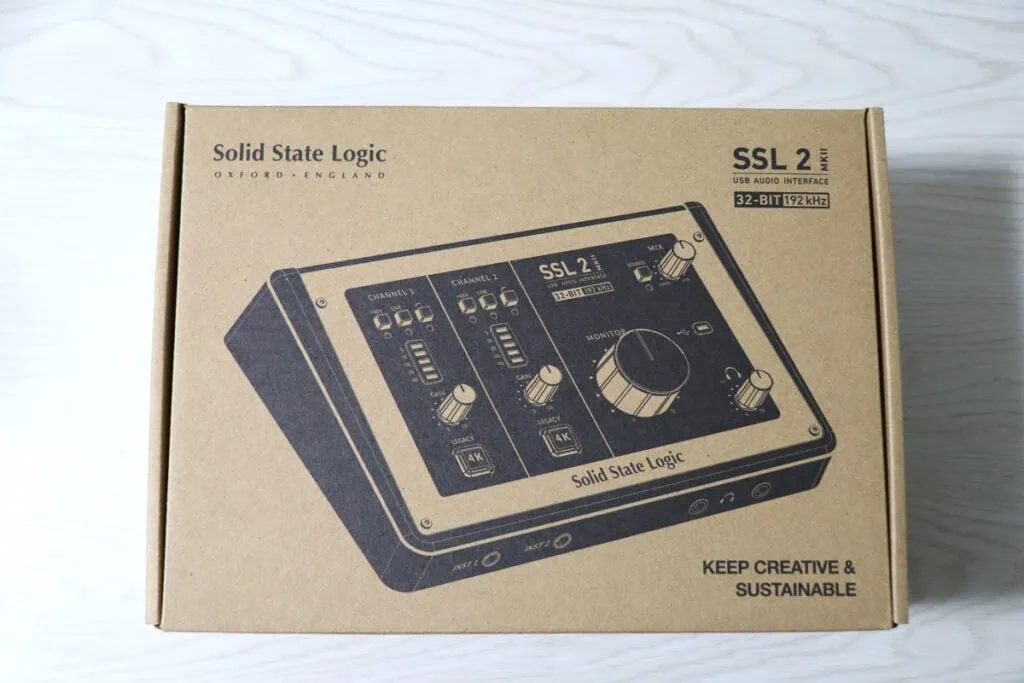 SSL2MKIIの外箱