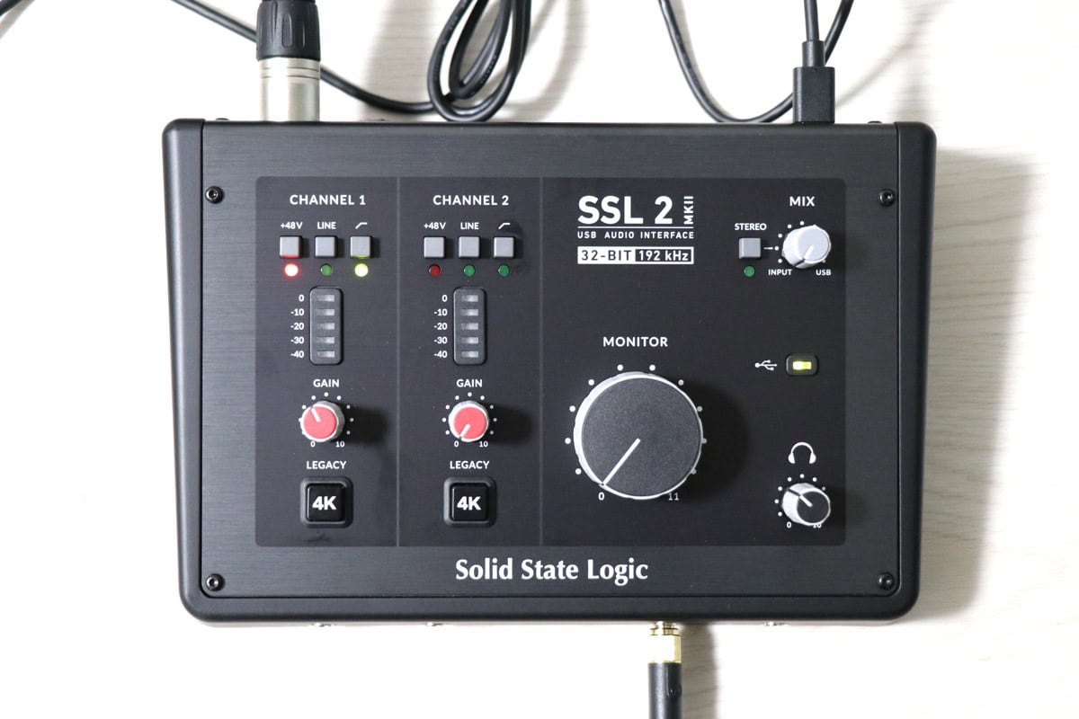 Solid State Logic SSL 2 MKIIをレビュー。3万円台で買える実戦