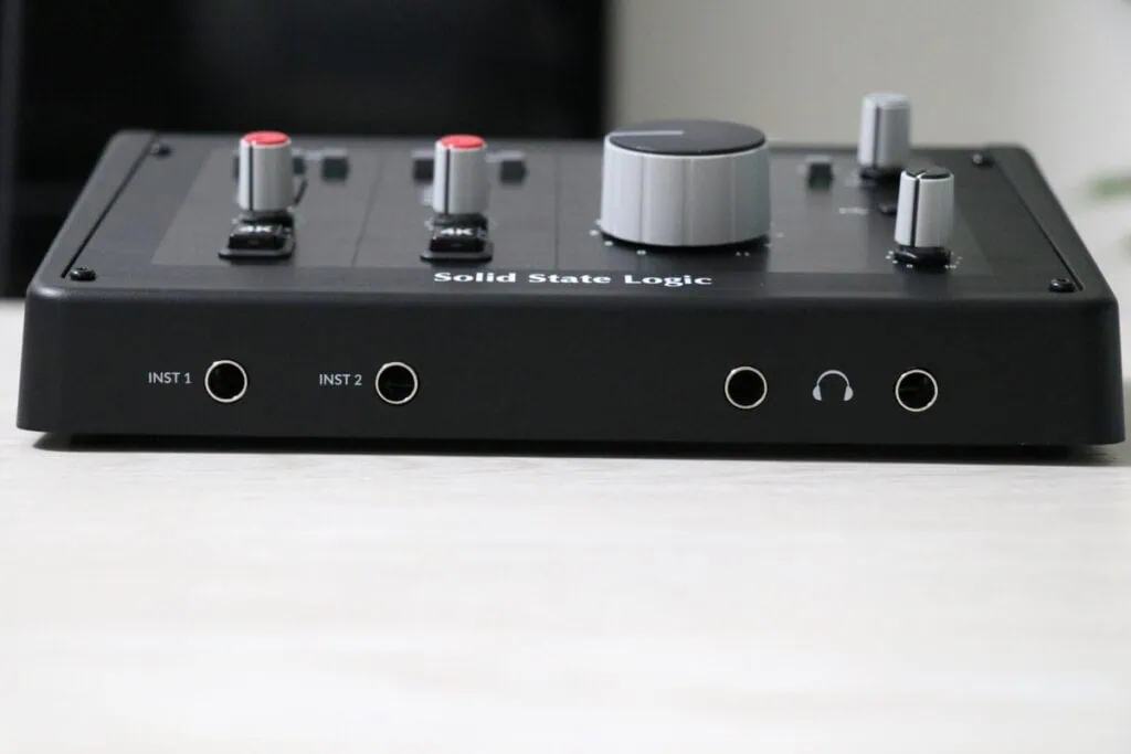 SSL2MKIIの前面部分