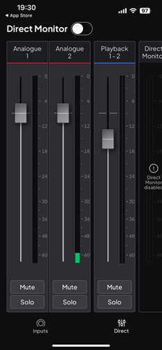 iOS版Focusrite Control 2