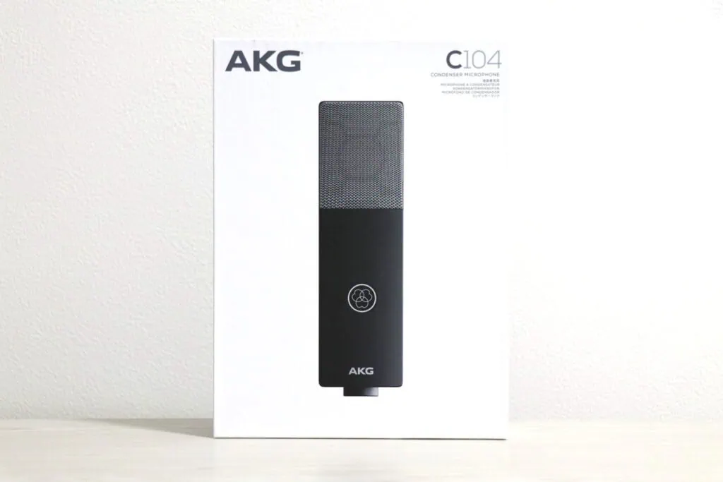 AKG C104のパッケージ